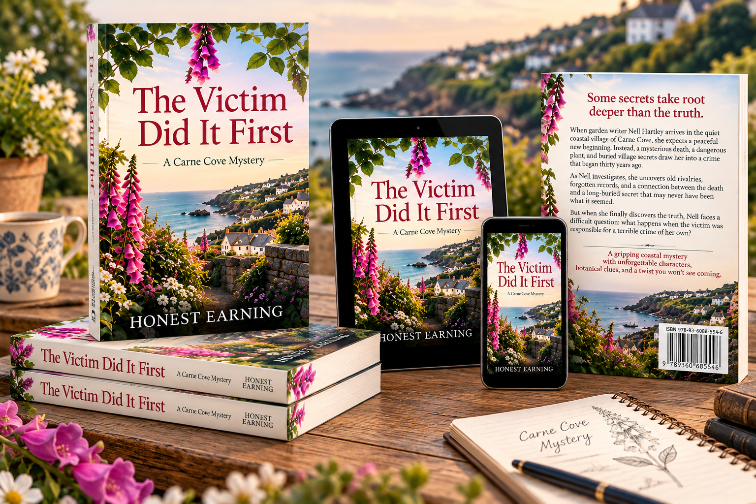 The Victim Did It First - A Carne Cove Mystery paperback cover