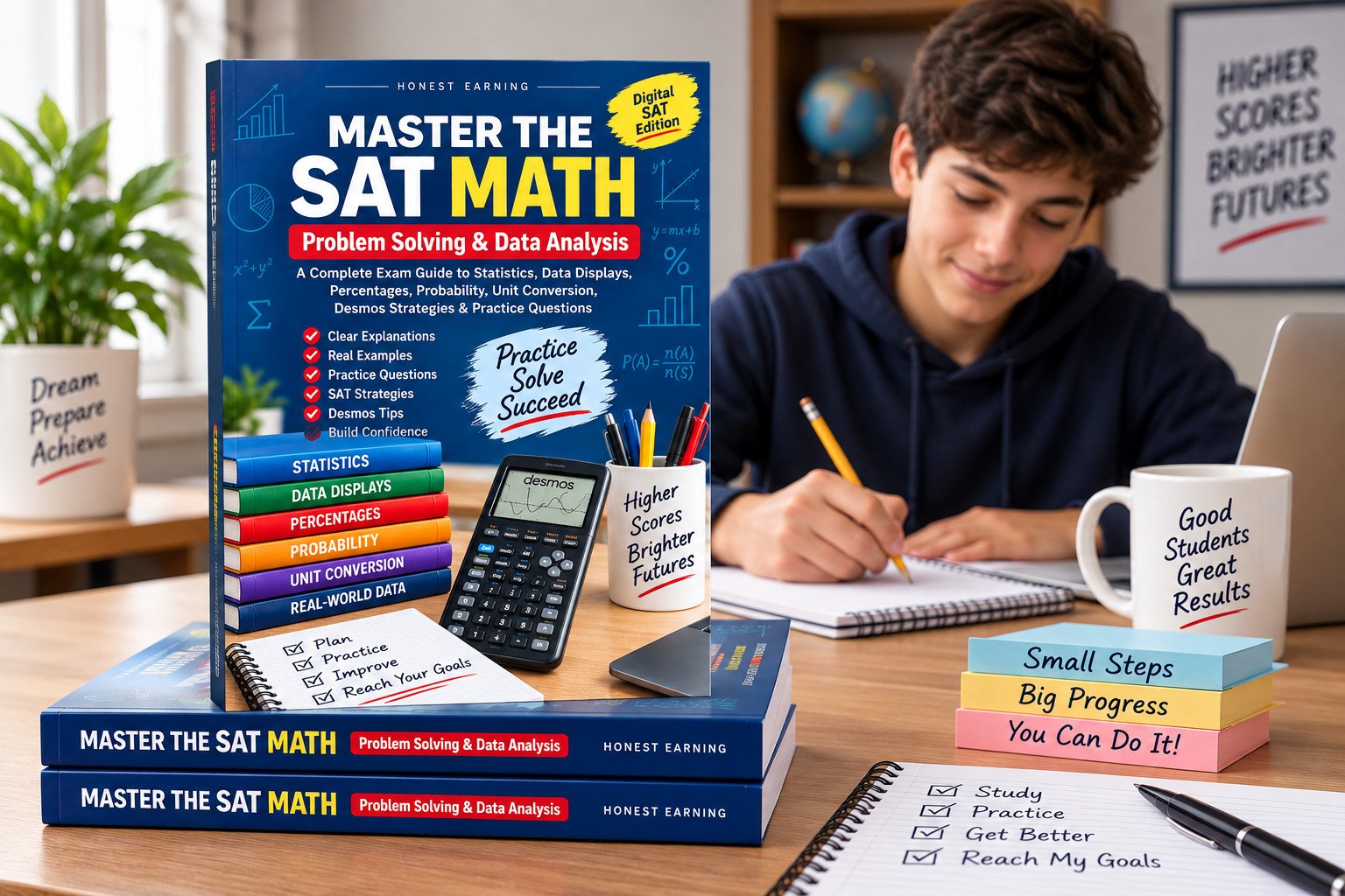 Master the SAT Math study guide mockup