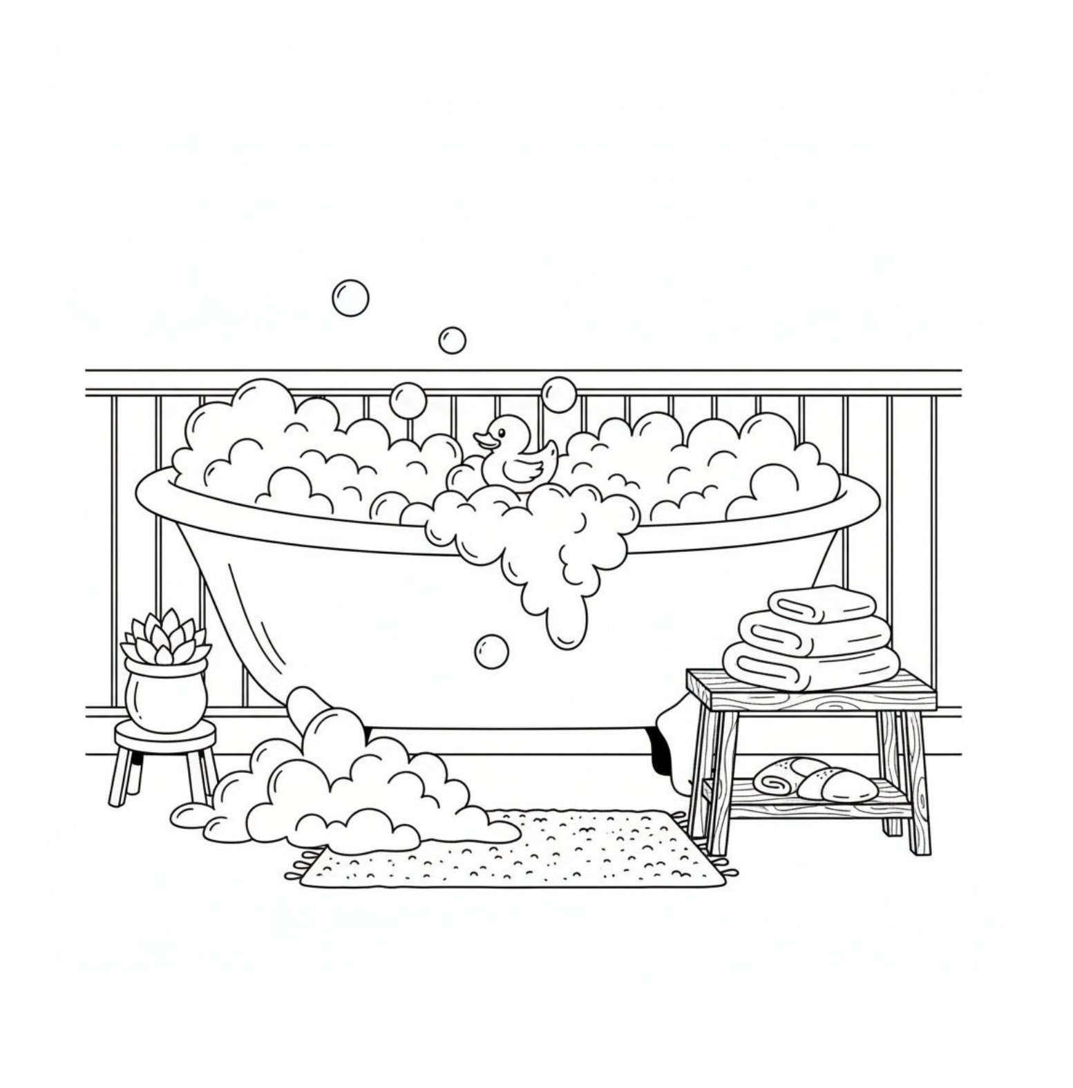 Cozy Dreams Coloring Book sample page