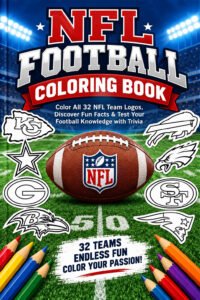 NFL Football Coloring Book
