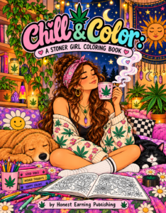 Stoner Girl Coloring Book