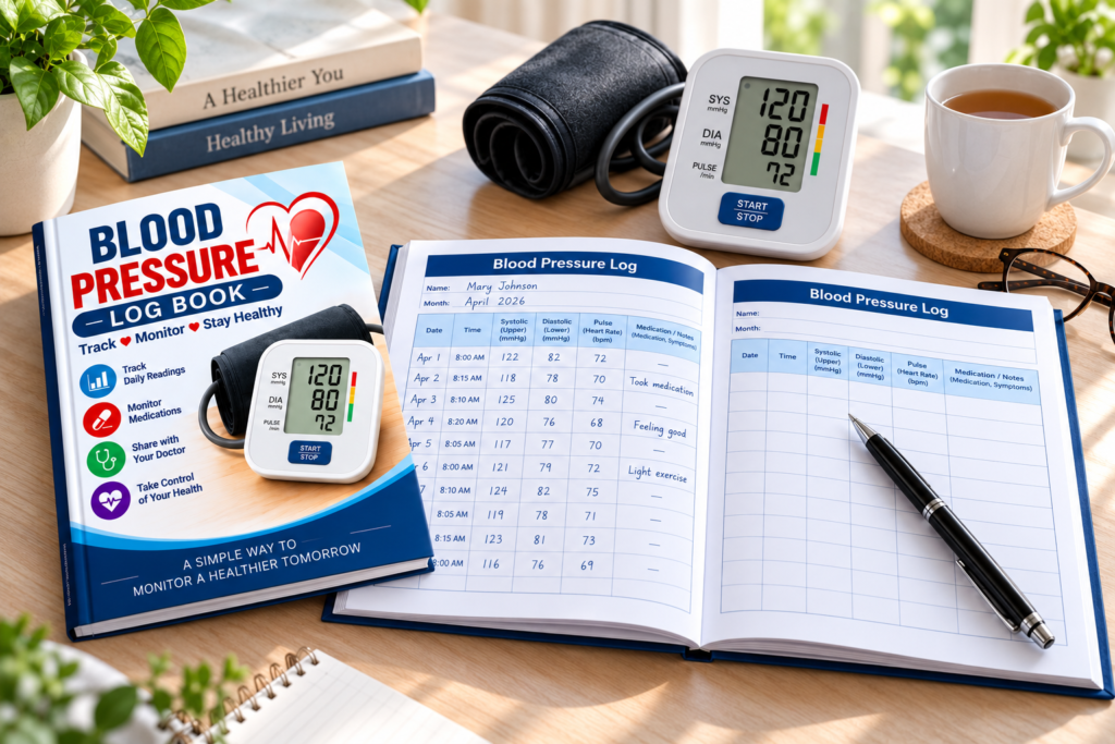 Blood Pressure Log Book